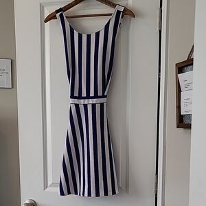 Striped Blue and White Dress NWOTs